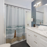 Surf Dog Shower Curtain