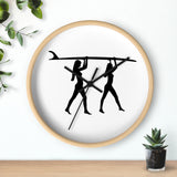 Surf's Up Wall Clock