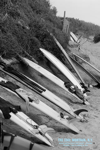 The End: Montauk, N.Y. 'Boards' Exhibition Poster