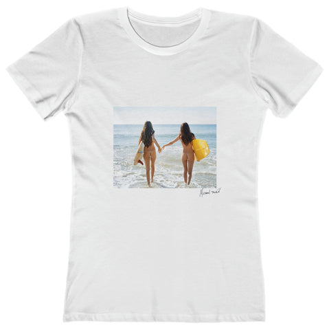 Getting Wet - Women's cotton t-shirt