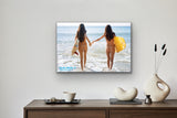 The End: Montauk, N.Y. 'Getting Wet' color Exhibition Poster