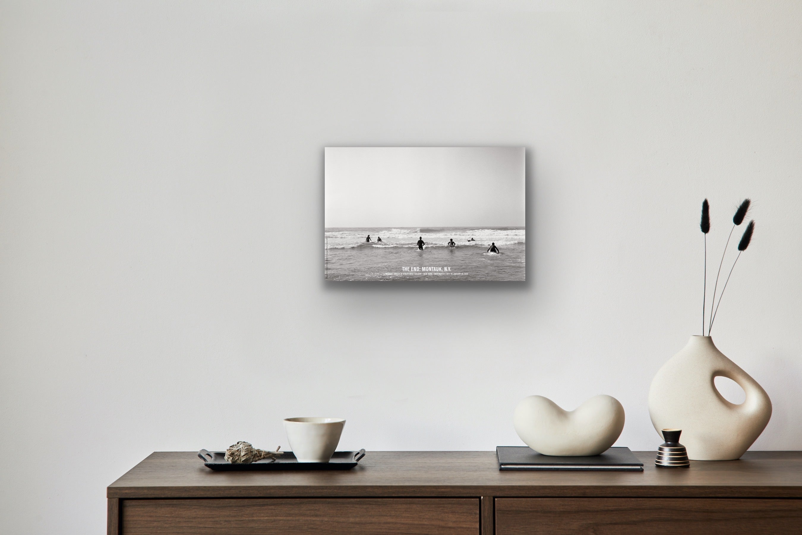 The End: Montauk, N.Y. 'Morning Surf' Exhibition Poster