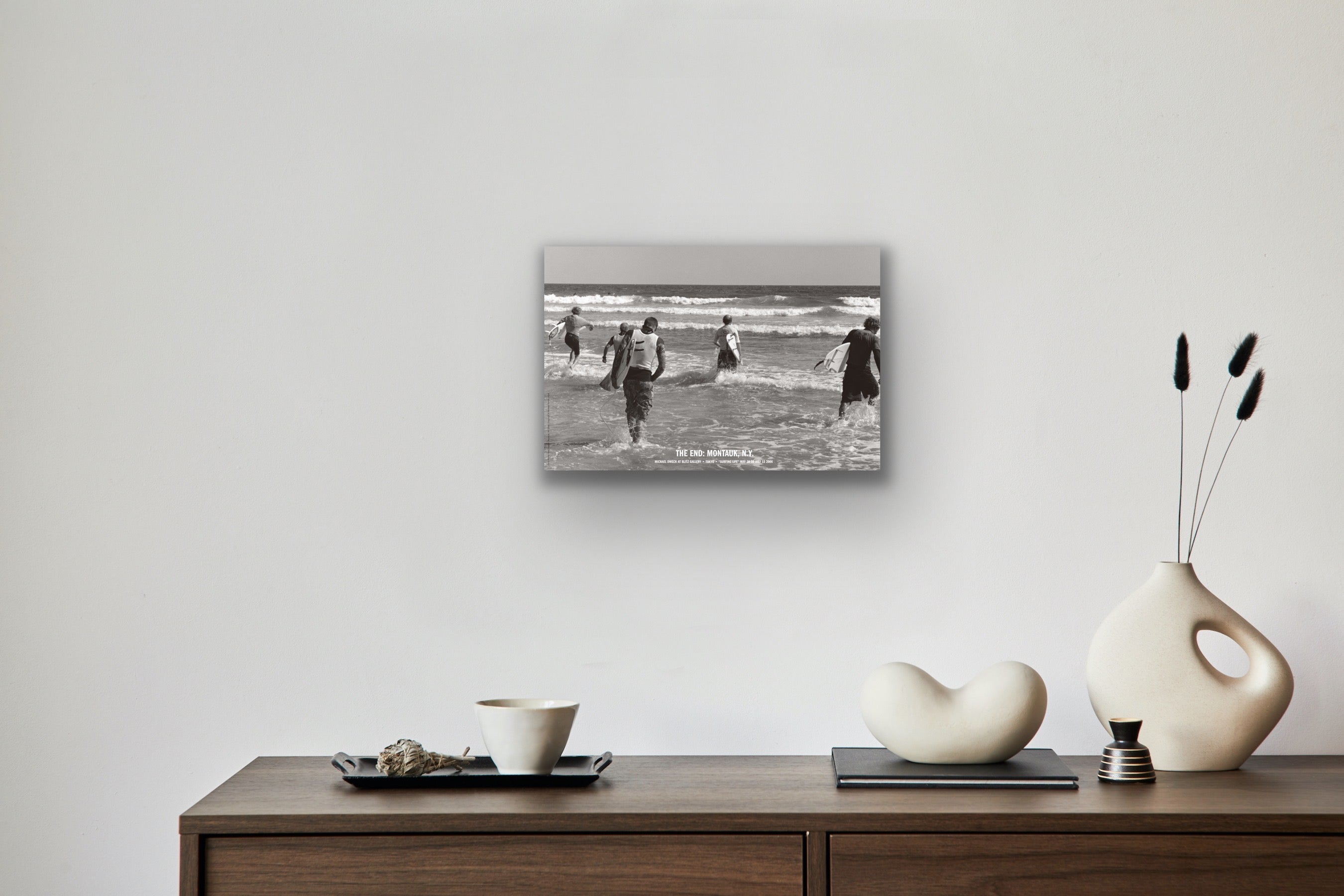 The End: Montauk, N.Y. 'Ditch Plains Surf Contest' Exhibition Poster