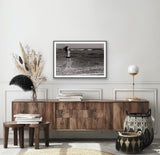 The End: Montauk, N.Y. 'Lilla running' Exhibition Poster