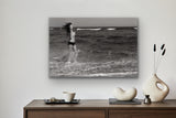 The End: Montauk, N.Y. 'Lilla running' Exhibition Poster