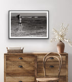 The End: Montauk, N.Y. 'Lilla running' Exhibition Poster