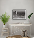 The End: Montauk, N.Y. 'Lilla running' Exhibition Poster