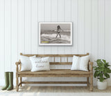 The End: Montauk, N.Y. "Surfer Girl' Exhibition Poster