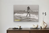 The End: Montauk, N.Y. "Surfer Girl' Exhibition Poster