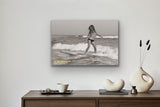 The End: Montauk, N.Y. "Surfer Girl' Exhibition Poster