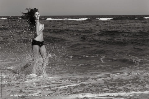 The End: Montauk, N.Y. 'Lilla running' Exhibition Poster