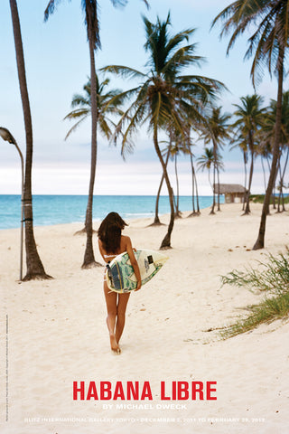 Habana Libre Exhibition Poster - Going for a Surf