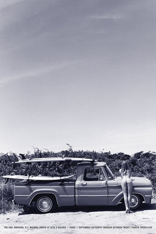 The End: Montauk, N.Y. 'Sun Dial' Exhibition Poster