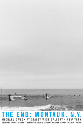 The End: Montauk, N.Y. 'Surfing' Exhibition Poster