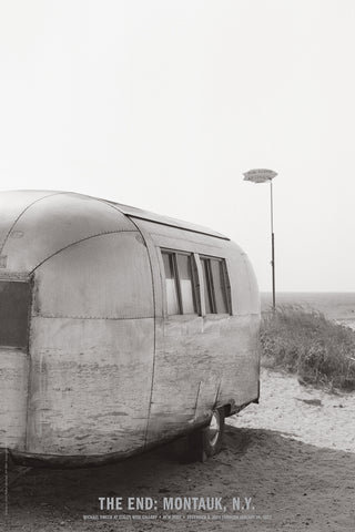 The End: Montauk, N.Y. 'Airstream' Exhibition Poster