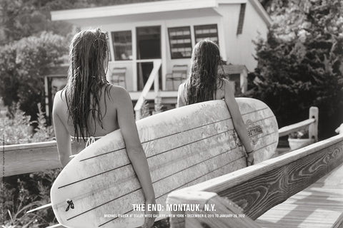 The End: Montauk, N.Y. 'Brittany & Julia' Exhibition Poster