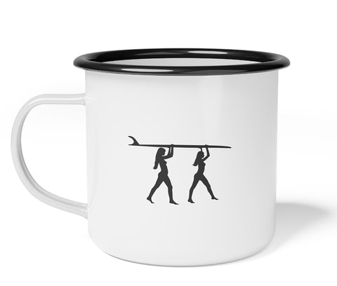 Surf's Up Enamel Camp Cup