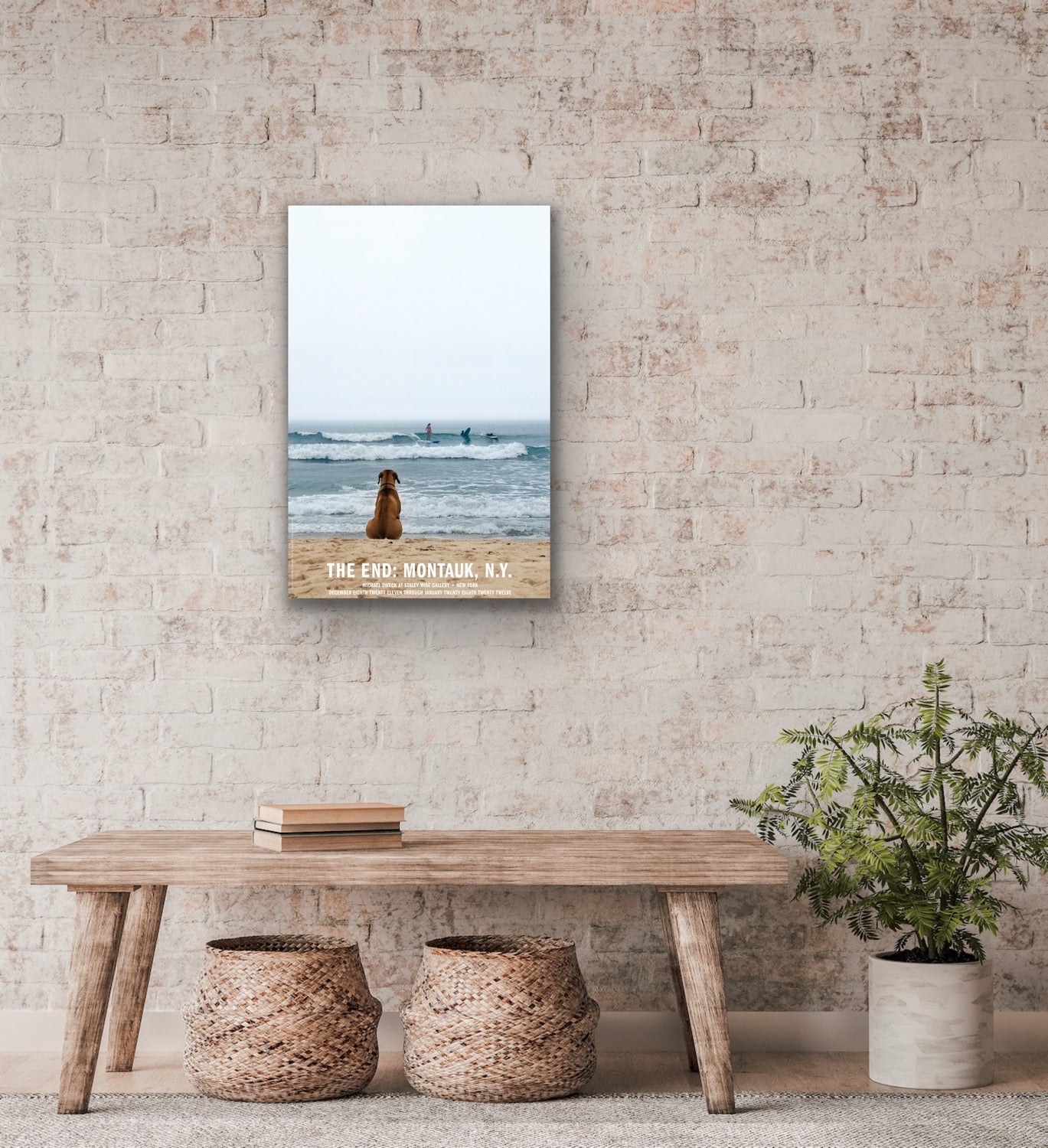 The End: Montauk, N.Y. 'Surf Dog' Exhibition Poster – Ditch The End: Montauk, N.Y. 'Surf Dog' Exhibition Poster – Ditch
