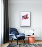 The End: Montauk, N.Y. 'Flag' Exhibition Poster