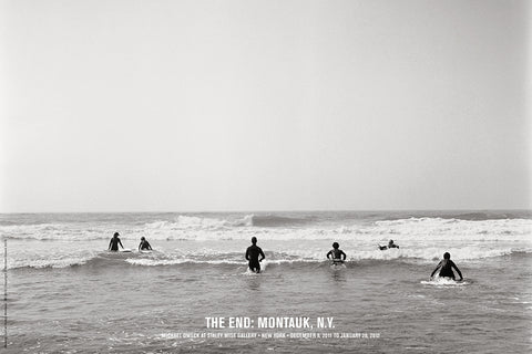 The End: Montauk, N.Y. 'Morning Surf' Exhibition Poster